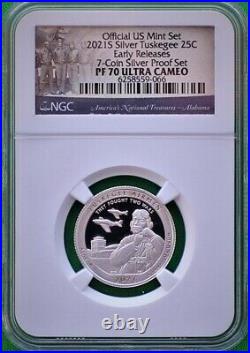 2010-2021 S Complete Perfect Set Of Silver Atb Quarters Ngc Pf 70