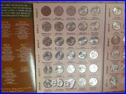 2010-2021 Uncirculated 112 Coin National Park Quarters D&P Complete Set With Album