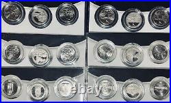 2010-'21 P+d+s America The Beautiful Complete Set Of (56)3 Coin Sets (168 Coins)