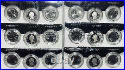 2010-'21 P+d+s America The Beautiful Complete Set Of (56)3 Coin Sets (168 Coins)