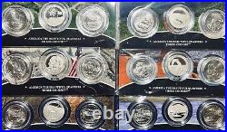 2010-'21 P+d+s America The Beautiful Complete Set Of (56)3 Coin Sets (168 Coins)