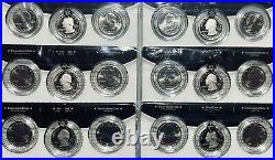 2010-'21 P+d+s America The Beautiful Complete Set Of (56)3 Coin Sets (168 Coins)