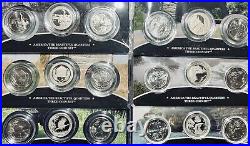 2010-'21 P+d+s America The Beautiful Complete Set Of (56)3 Coin Sets (168 Coins)