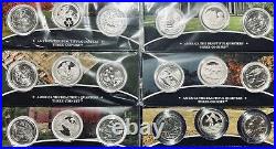 2010-'21 P+d+s America The Beautiful Complete Set Of (56)3 Coin Sets (168 Coins)