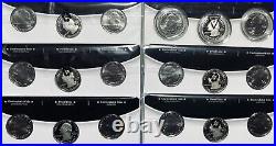 2010-'21 P+d+s America The Beautiful Complete Set Of (56)3 Coin Sets (168 Coins)