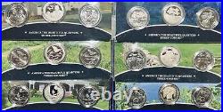 2010-'21 P+d+s America The Beautiful Complete Set Of (56)3 Coin Sets (168 Coins)