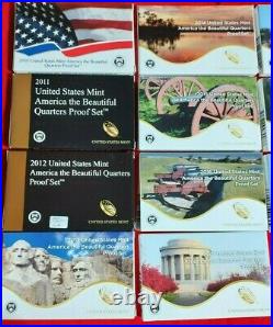 2010 through 2021 complete National Park proof set