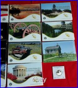 2010 through 2021 complete National Park proof set