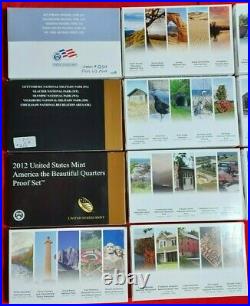 2010 through 2021 complete National Park proof set