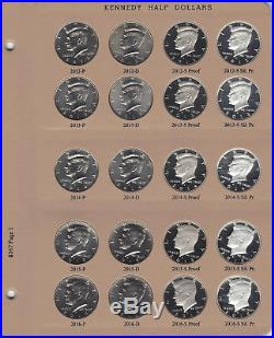 2012-2018 Kennedy Half Complete Collection Silver/Clad Proof BU P/D 28 Pc Set