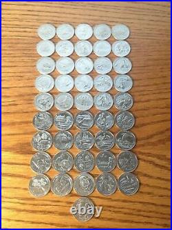 2012 2021 S Mint National Park ATB Quarter 46 Coin COMPLETE Uncirculated Set