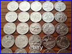 2012 2021 S Mint National Park ATB Quarter 46 Coin COMPLETE Uncirculated Set