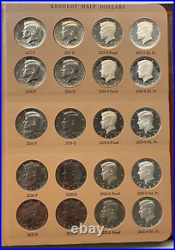 2012-2023 Complete PDSS Kennedy Half Dollar Set 48 Coins In Dansco 8167 Album