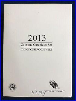 2013 THEODORE ROOSEVELT Coin and Chronicles Complete Set With COA
