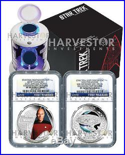 2015 Complete Star Trek 11-coin Transporter Set Ngc Pf70 First Releases