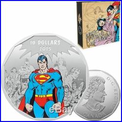2015 SUPERMAN Gold & Silver Coins 2015 COMPLETE 9 Coin Set