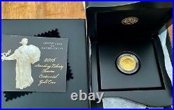 2016 -w Centennial Gold 3 Coin Set Half Dollar Quarter Dime Us Mint Coa Complete