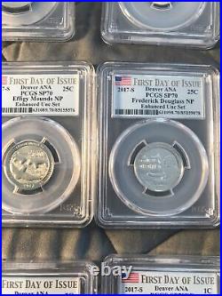 2017 First Day Issue complete Enhanced Uncirculated Set Denver ANA PCGS + Gold