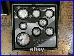 2017-S U. S. MINT LIMITED EDITION SILVER PROOF SET withBOX and COA COMPLETE SET