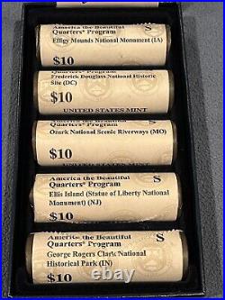 2017-S Us Mint Uncirculated Rolls (Complete Set Of 5 Rolls In Collectors Box)