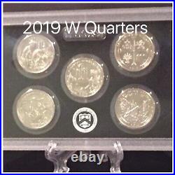 2019-W 5 Coin Complete Set? (LowMintage, Rare)? With Free Easel Stand