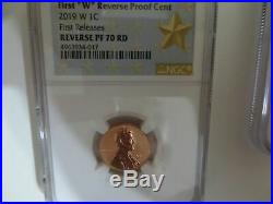 2019 W Complete Set West Point Lincoln Cent Ngc Ms70, Pf70, Rp70