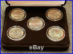 2019-W West Point Mint Complete Coin Set Encapsulated with Black Felt Display Case