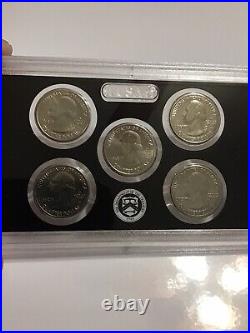 2019-w Atb Unc Complete 5 Coins, American Mem Pk, Low, Guam, San, River Sharp