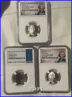 2020 Complete Nickel SetPR 70 UC, Reverse PF70, PR70 UC NGC