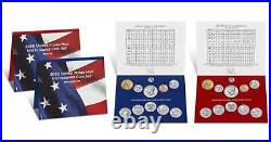 2020 PDS Proof and Uncirculated TWO Annual US Mint Coin Sets 30 Coins Complete