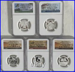 2020 S Silver Proof Set Complete with Reverse Nickel NGC PF 70 FIRST DAY 11 Coins