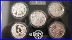 2020 U. S. MINT 11 COIN SILVER PROOF SET with W REVERSE PROOF NICKEL COMPLETE