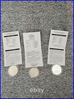 2021 Morgan & Peace Dollar Complete Set 6 Coins CC O Privy D S P US Mint PP only