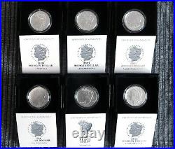 2021 Morgan/Peace Silver Dollar Complete 6 Coin Set CC O D S P Morgans + Peace