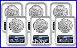 2021 Morgan Peace Silver Dollar Complete Set NGC MS 70 First Releases LIVE