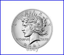 2021 Morgan/Peace Silver Dollars (O, CC, S, D, P) Complete Set 6 Coins Presale