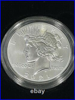 2021 Morgan Silver Dollar COMPLETE SET 6 coins CC, D, O, P, S & Peace+ Bonus