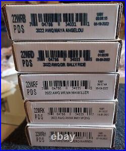 2022 American Women Quarters PDS 3-Roll Complete Set(5) Sealed Mint Boxes P D S