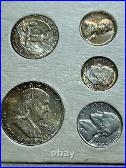 20 Pc 1958 P&D U. S. Naturally Toned Complete Double Mint Set Great Collectible