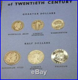 20th Century Set Type Complete Set United States 21 Coins many BU & AU #AH47