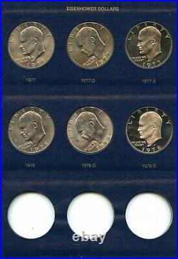 32 Coin 1971-1978 Complete Eisenhower Ike Dollar Set Includes Proof & Silver
