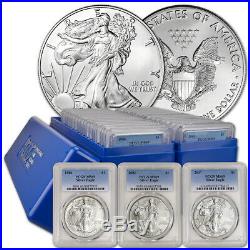 34-pc. 1986 2019 American Silver Eagle Complete Date Set PCGS MS69