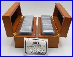 (35-Coin) 2009 First Day Satin Finish Complete P&D Mint Set ANACS SP69 Z1629