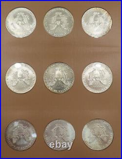 40 Coin 1986 2024 BU ASE Set, Complete American Eagle Silver Dollar Collection