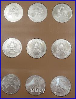 40 Coin 1986 2024 BU ASE Set, Complete American Eagle Silver Dollar Collection