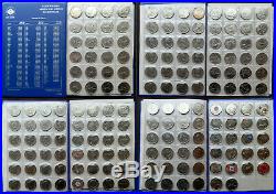 498 Coins 6 Albums 1920-2020 CANADA 1¢-5¢-10¢- 25¢-1$-2$ Almost Complete Sets