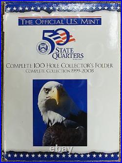 50 State Quarters P&D Complete Collection (100 coins)- Torn Folder