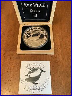 999 Silver Kilos Bahamas Whales Of The World 1993,1994,1995 COMPLETE SET! Rare