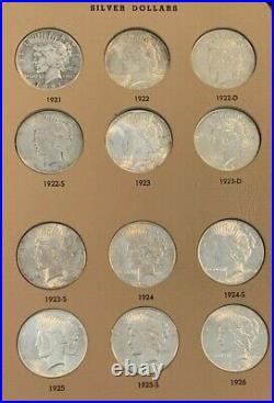 AMAZING 119 Coin Morgan AND Peace Dollar Complete Full Sets, 60+% AU/BU! RARE