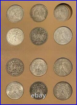 AWESOME Nearly Complete Morgan Silver Dollar Set, 83 of 95 Coins, Over Half BU